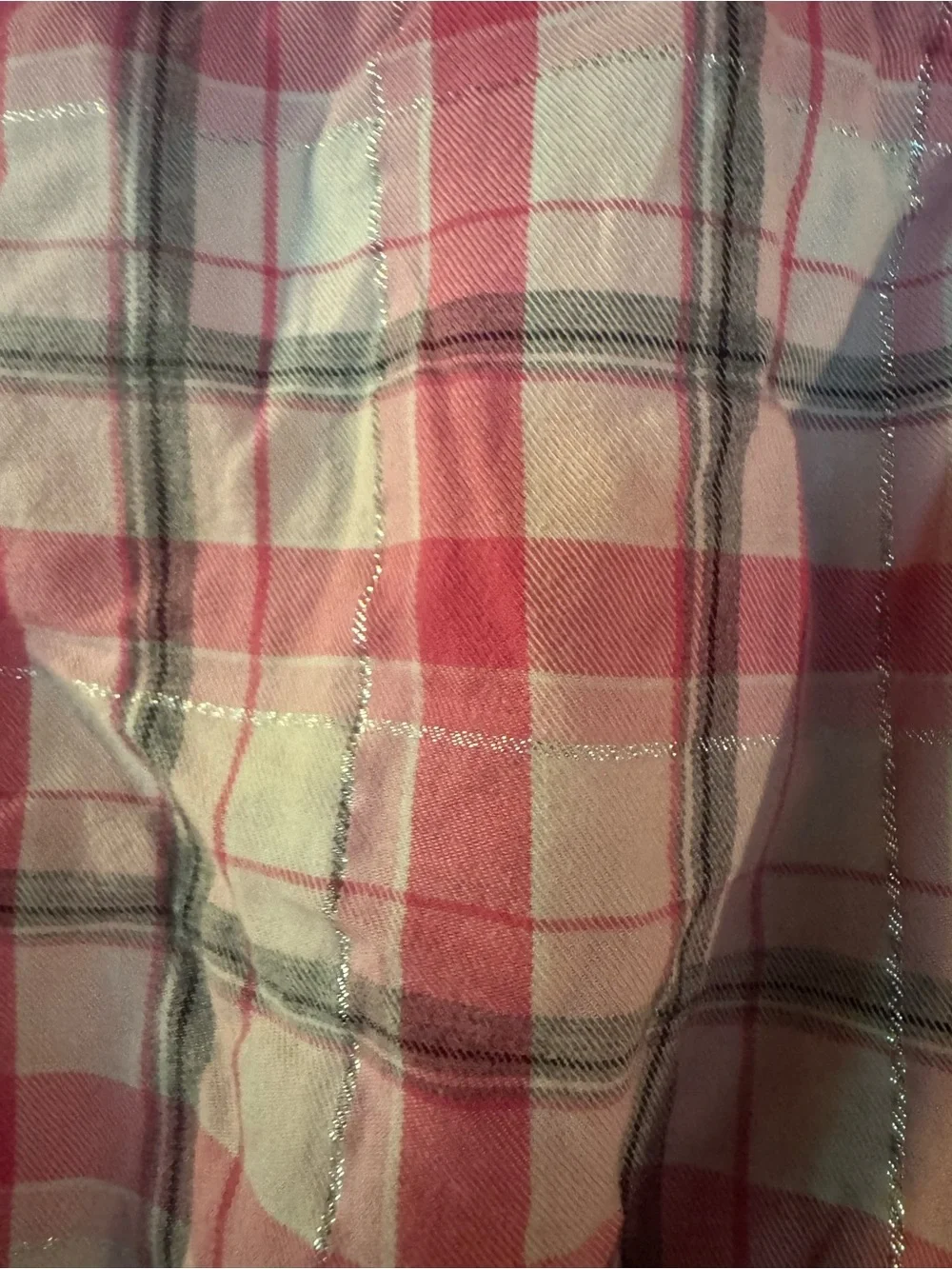 Gymboree Pink Plaid Ruffle Peplum Top